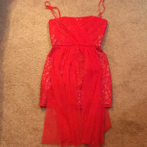 🔥 BCBG red strapless dress - Picture 4 of 8
